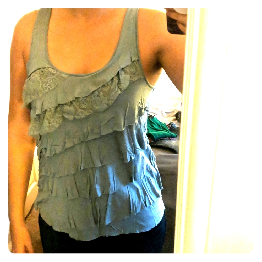 Ruffled Dress Top